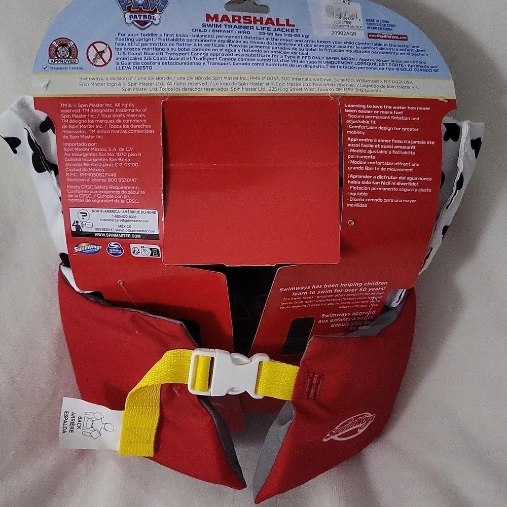 Paw Patrol Swim Trainer Life Jacket